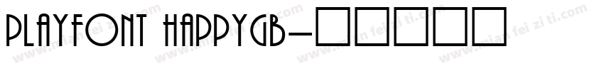 PlayFont HappyGB字体转换